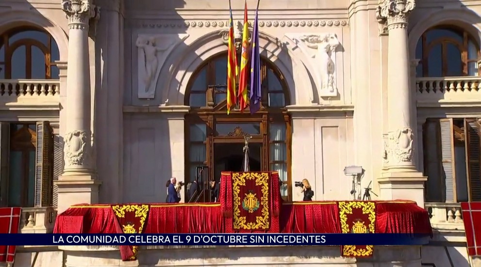 La Comunidad Valenciana celebra el 9 d'Octubre sin incidentes
