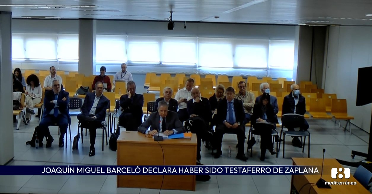 Joaquín Barceló, amigo íntimo de Zaplana, declara que fue su testaferro
