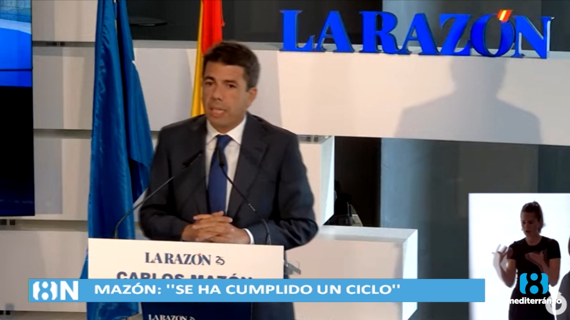 Mazón defiende el cambio y rechaza el 'tot va bé' del PSPV