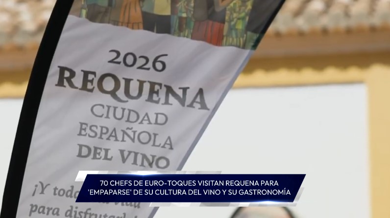 Chefs de Euro-Toques visitan Requena para 'empaparse' de su cultura del vino y gastronomía