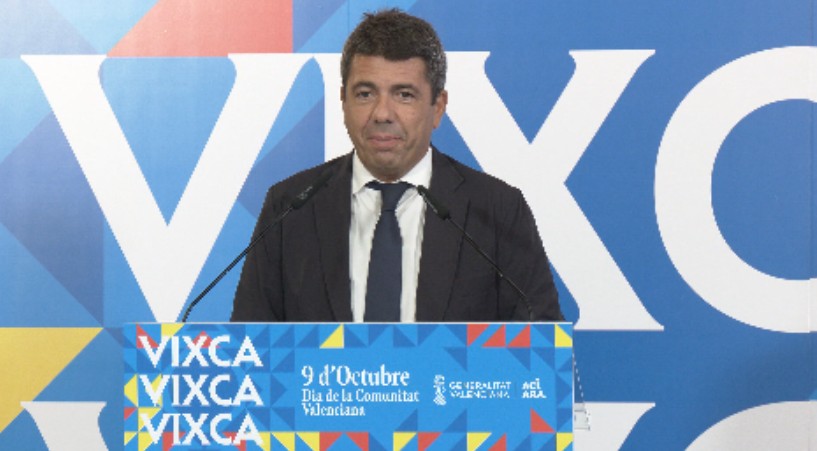 Carlos Mazón confirma su asistencia a la procesión cívica del 9 d'Octubre