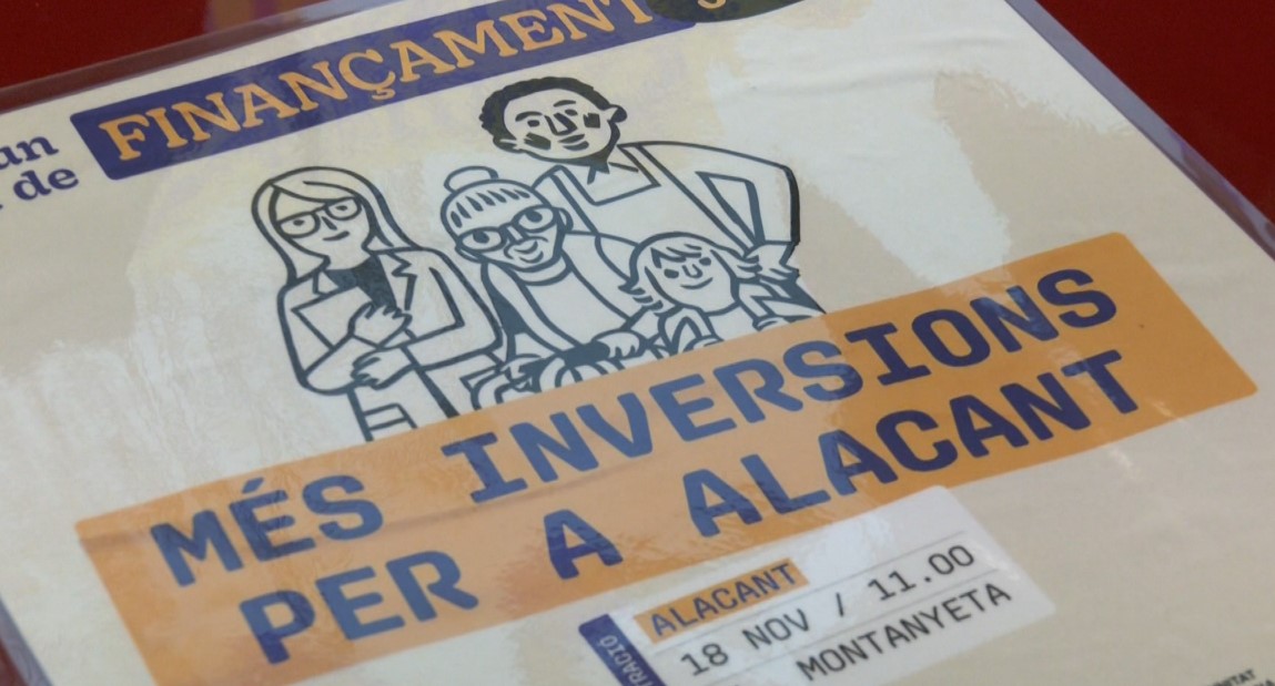 Plataforma per un Finançament Just llama a participar en la manifestación del viernes 18