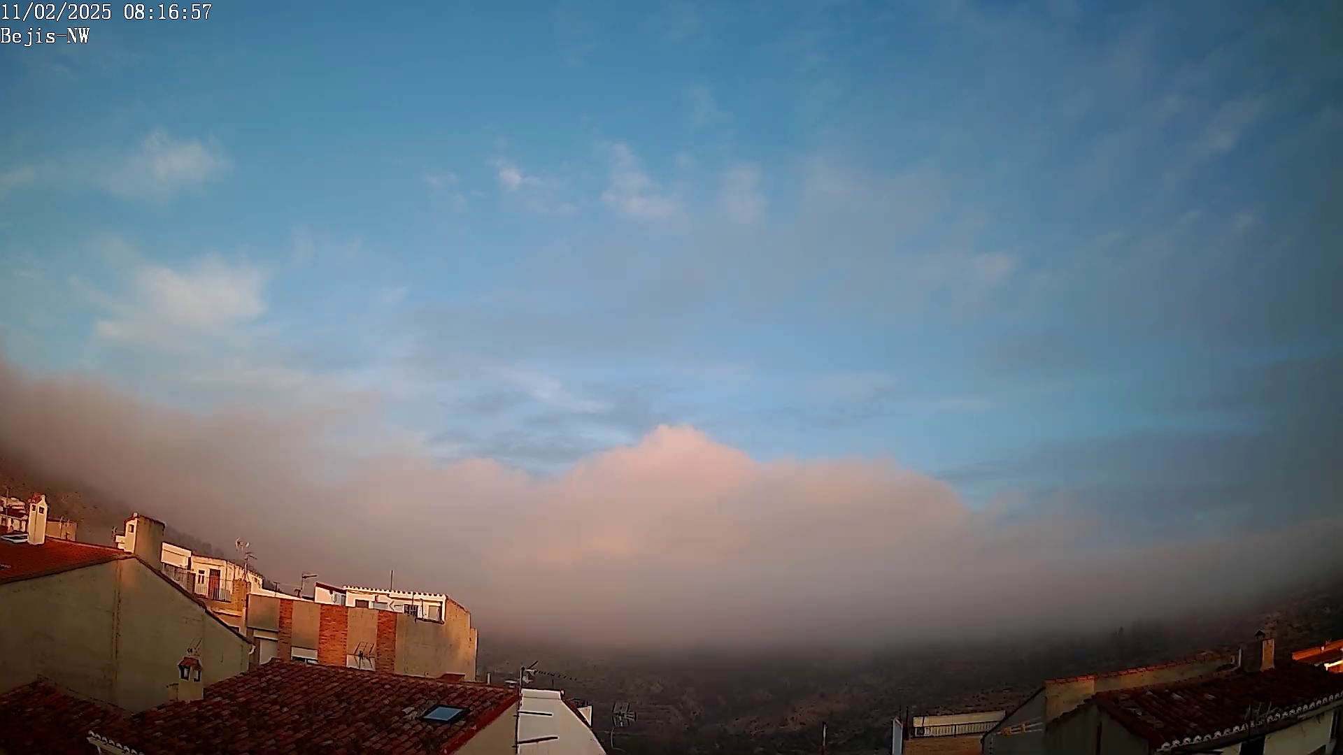 Aumento de nubes desde el oeste