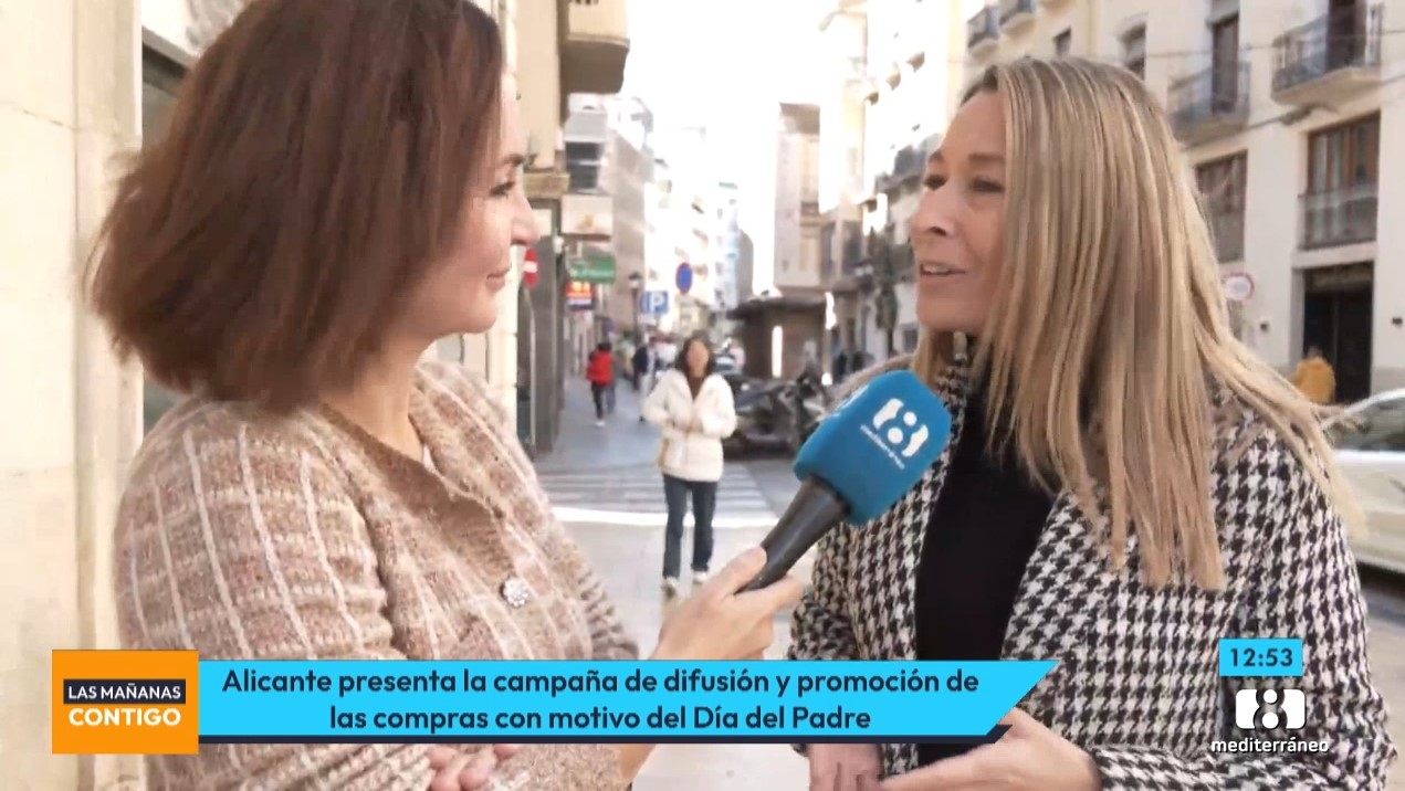 Alicante activa en la Zona Norte la campaña por el Día del Padre para fomentar las compras