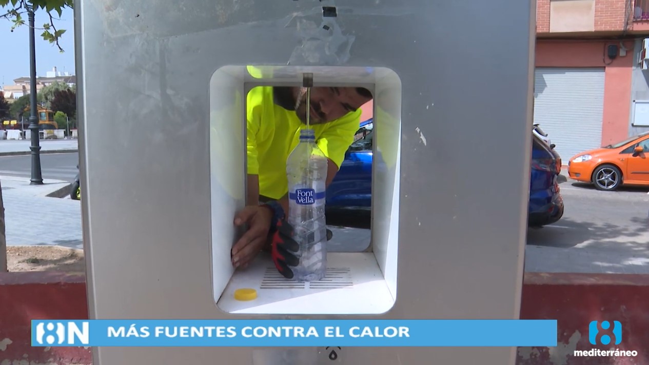 Valencia duplicará las fuentes de agua potable y fresca para combatir el calor
