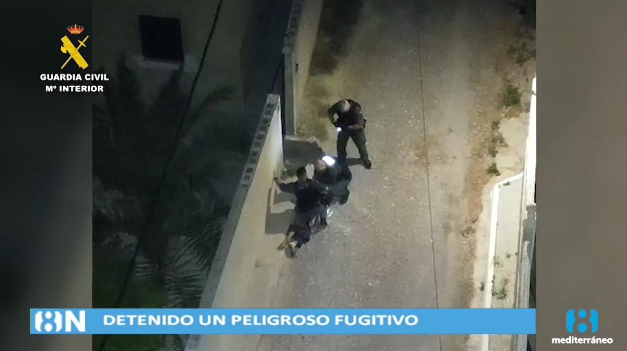 Un peligroso fugitivo huido de la justicia es detenido en Bétera