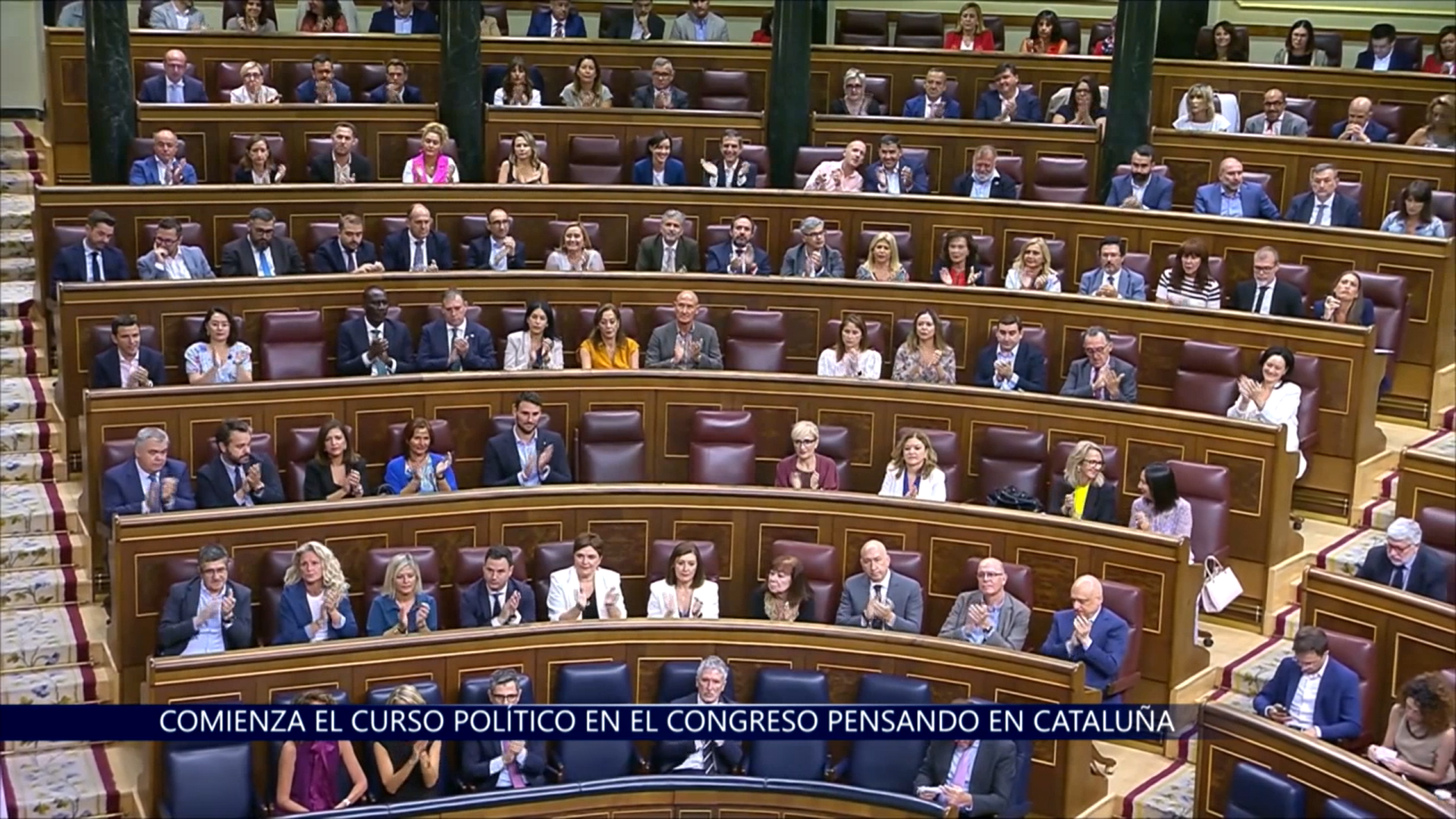 El Congreso retoma actividad con la mirada en Cataluña