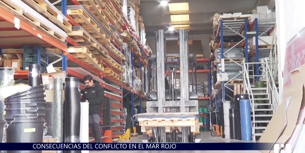 Las empresas valencianas sufren las consecuencias de la crisis del Mar Rojo