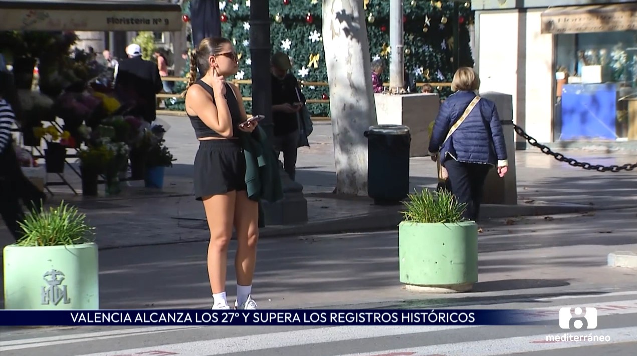 Siguen las altas temperaturas: Valencia marca un máximo histórico