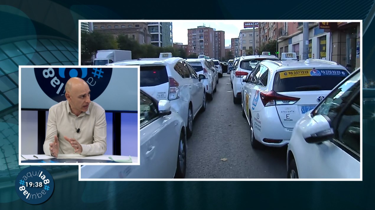 Los taxistas valencianos convocan paros para exigir una subida las tarifas