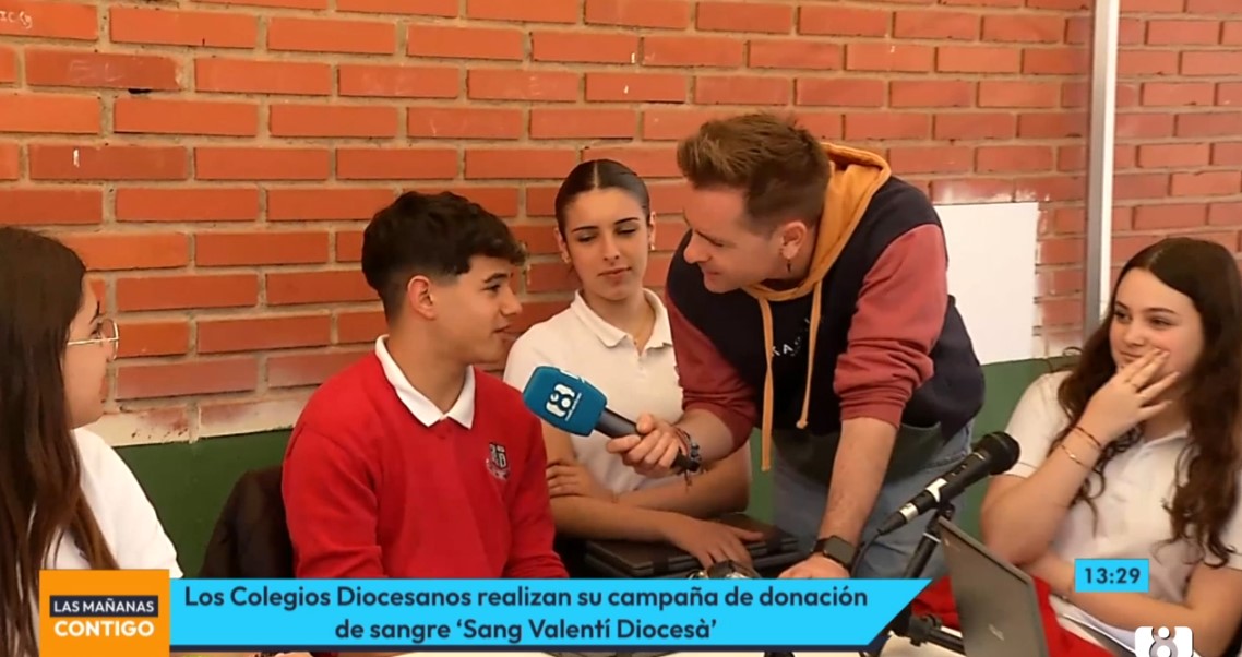 Los Colegios Diocesanos realizan su campaña de donación de sangre 'Sang Valentí Diocesà'