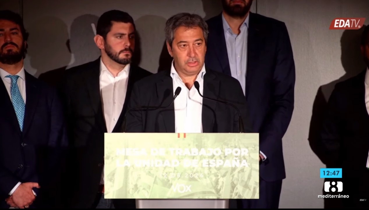 Vox constituye una Mesa de Trabajo por la Unidad de España frente a la amnistía