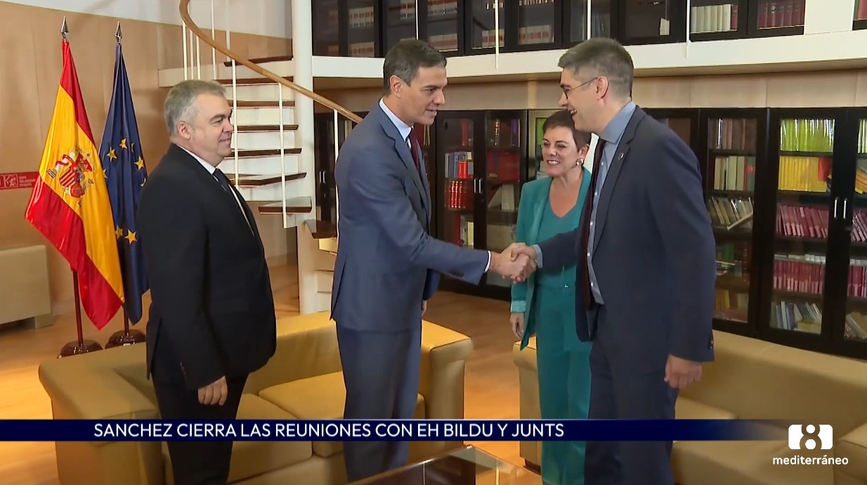 Sánchez se reúne por vez primera con Bildu
