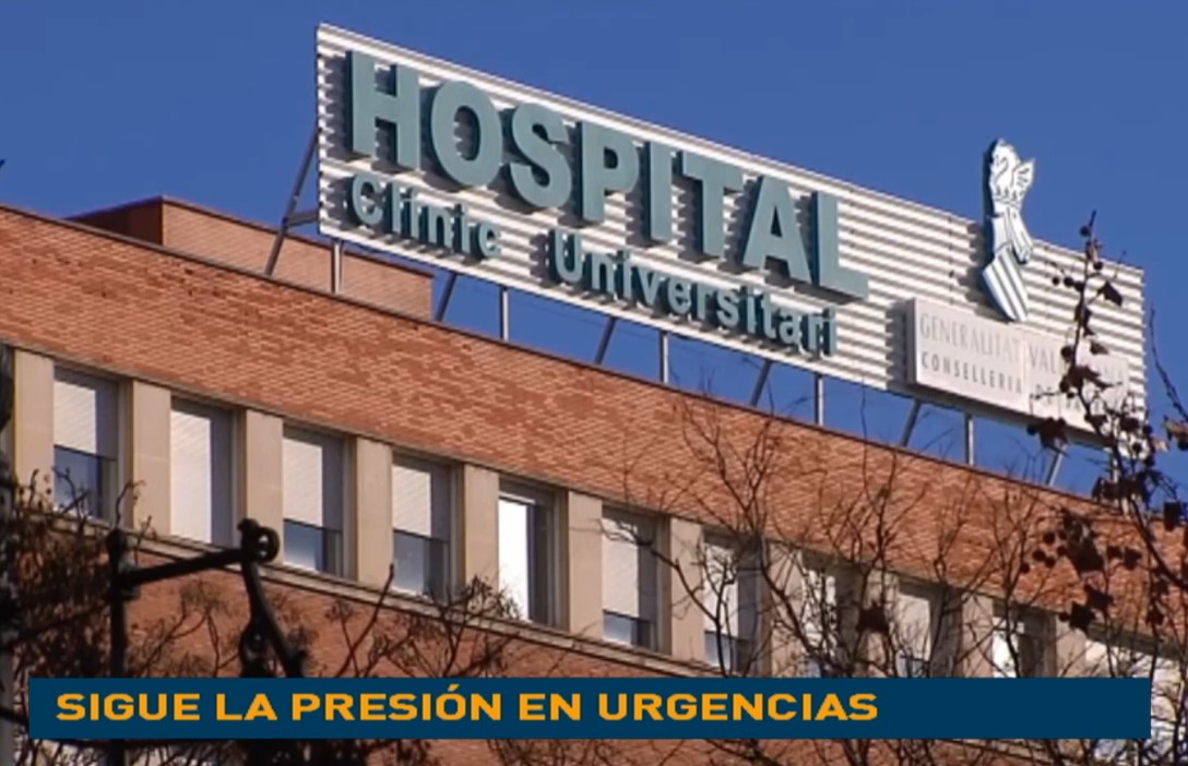 Continúa el colapso en las Urgencias de los hospitales valencianos