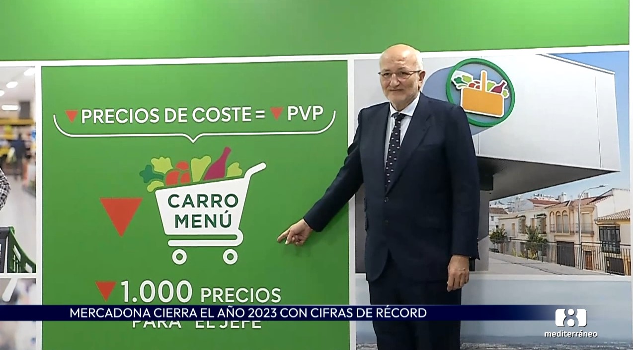 Mercadona cierra el año 2023 con cifras de récord