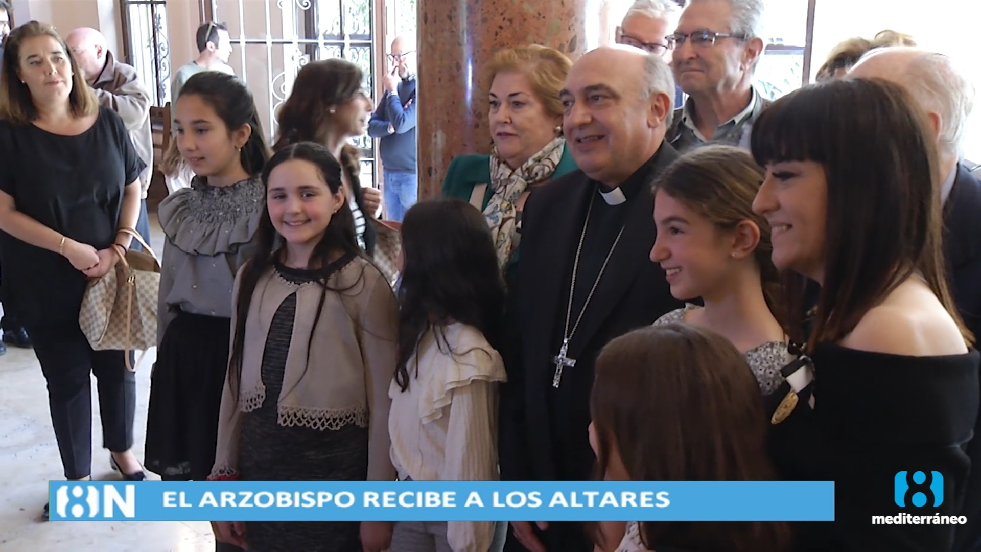 El arzobispo de Valencia recibe a los niños que participan en el concurso de ‘Milacres’