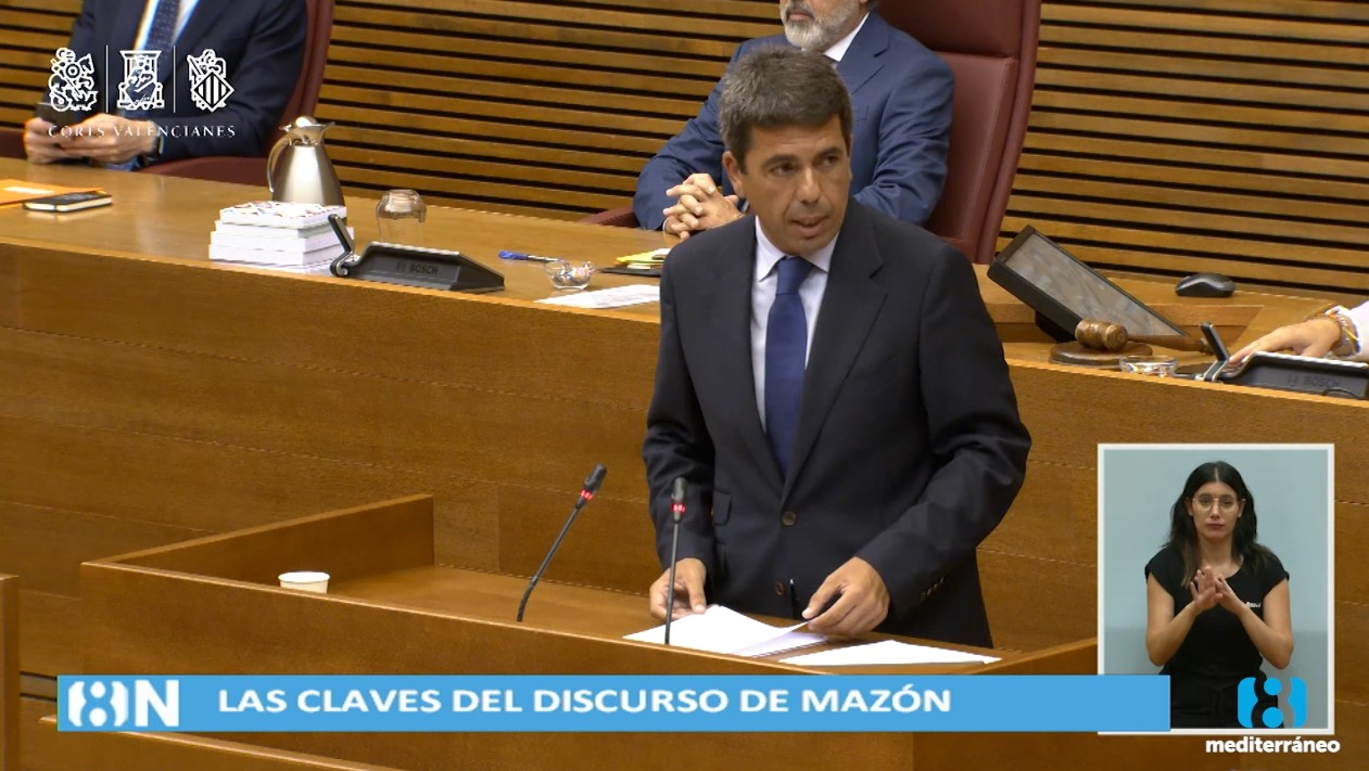 Carlos Mazón, investido presidente de la Generalitat Valenciana con los votos de Vox