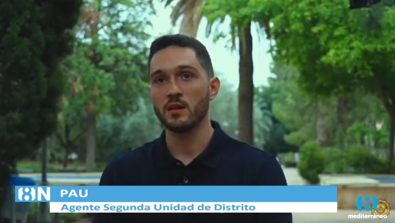 Un policía fuera de servicio salva a una mujer de una agresión de su expareja en Valencia