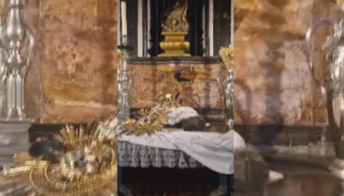 Acto vandálico en la parroquia de San Martín de Valencia 