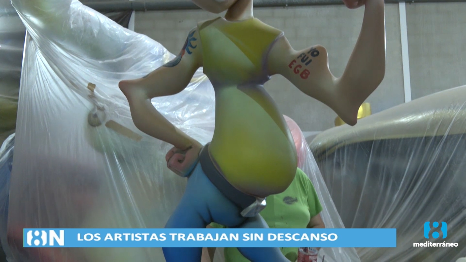Los talleres de las Hogueras ultiman los detalles antes de la plantà
