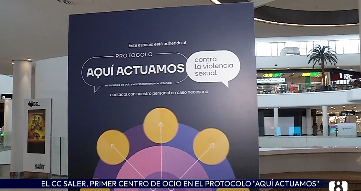 Saler, primer centro comercial de Valencia adherido al protocolo 'Aquí Actuamos'