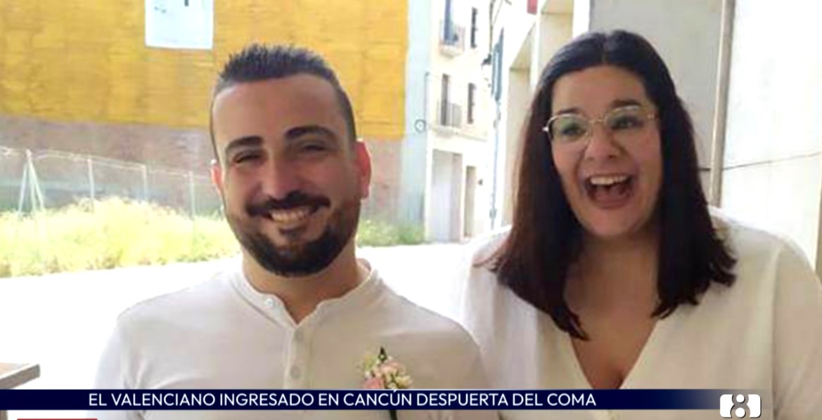 El joven de Alzira ingresado en Cancún despierta del coma