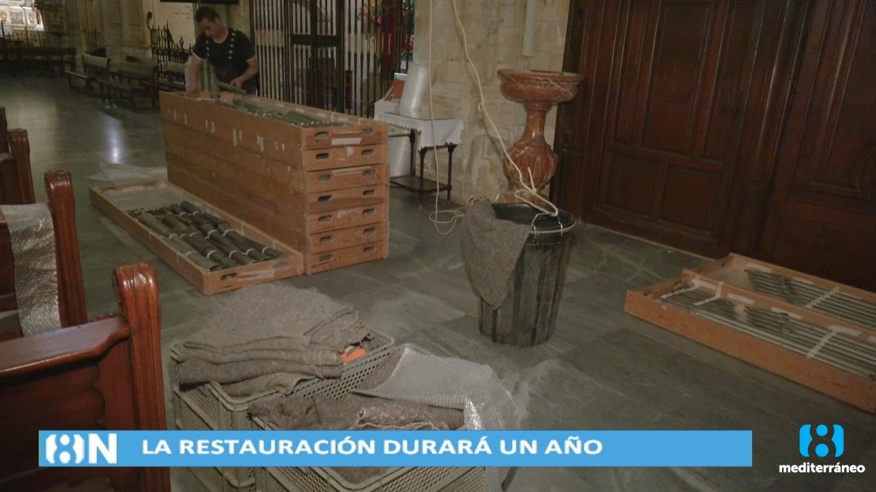 Comienza la restauración del órgano de la Catedral de Orihuela