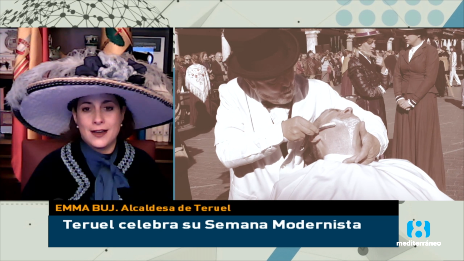 La Semana Modernista de Teruel recrea la visita del rey Alfonso XIII en 1904