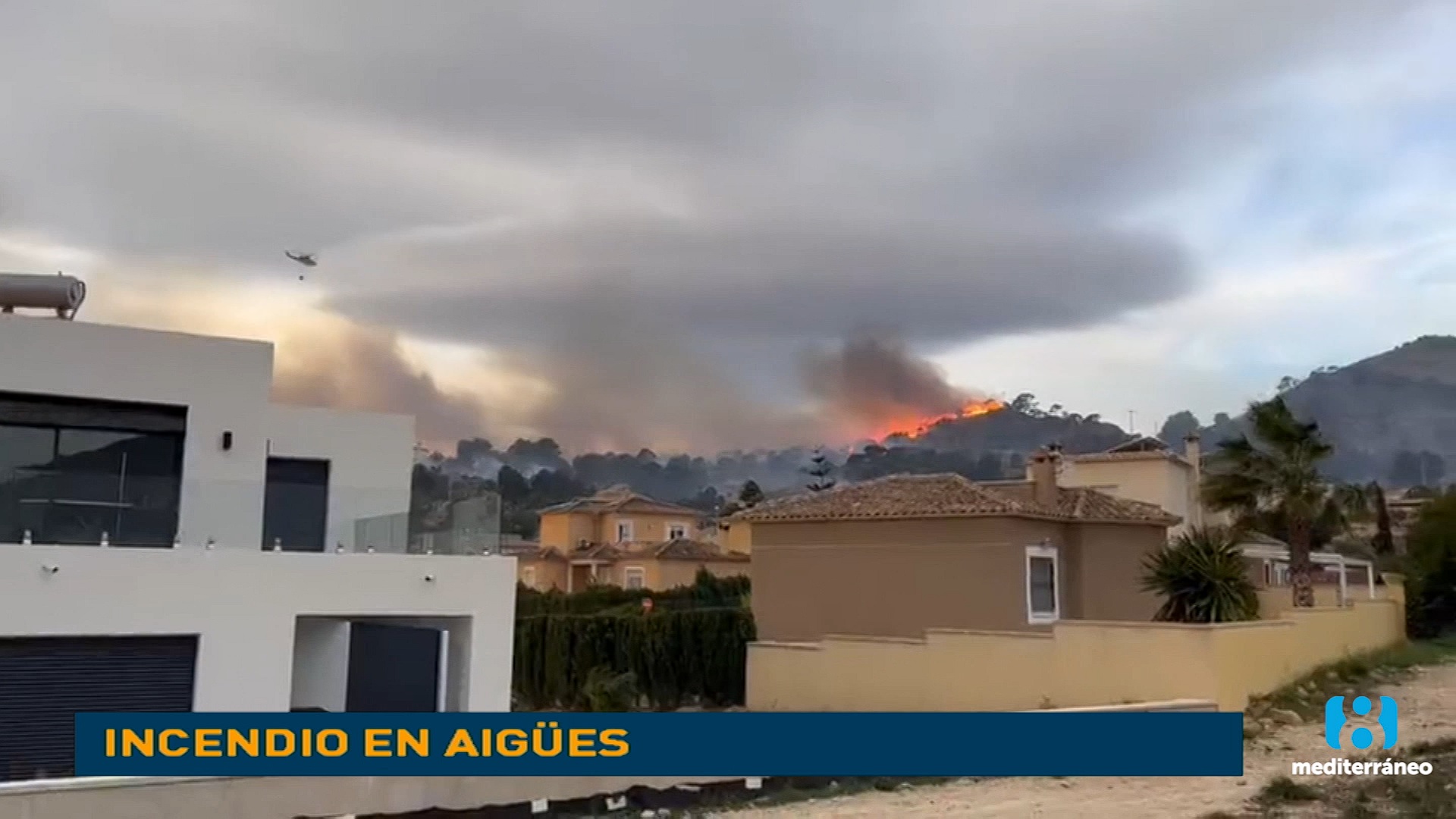 Estabilizado el incendio forestal de Aigües tras calcinar 90 hectáreas