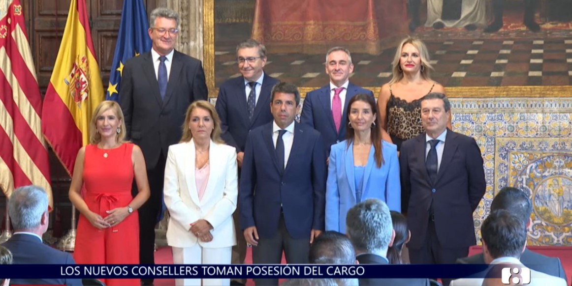 Los nuevos consellers de Mazón toman posesión tras la salida de Vox