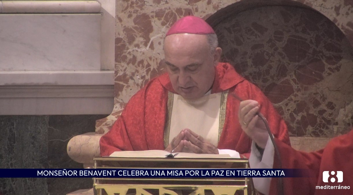 El Arzobispo de Valencia celebra una misa por la paz en Tierra Santa