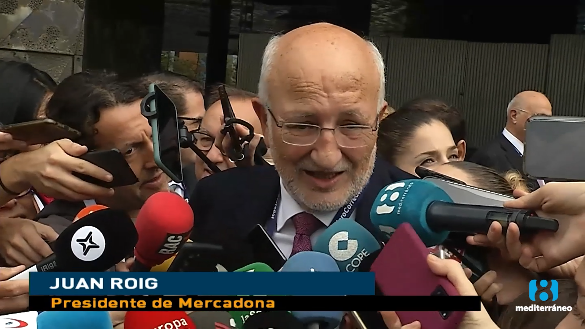 Juan Roig: “Es una ofensa no tener Corredor Mediterráneo”