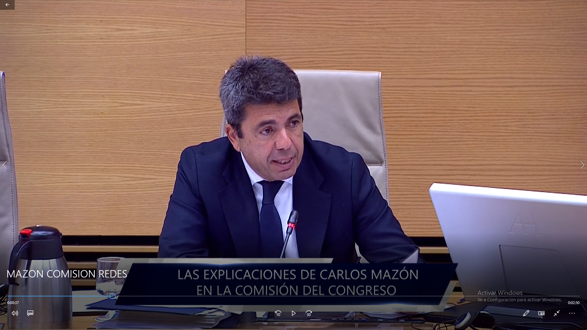 Mazón defiende su gestión en la comisión de la DANA entre críticas por omisiones