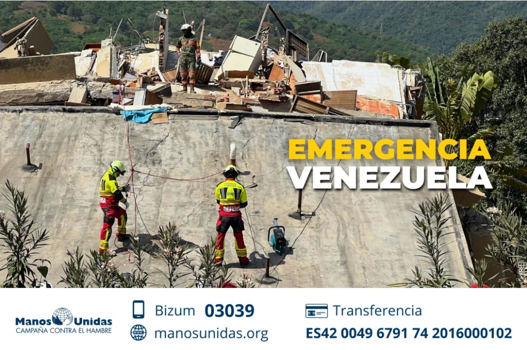 Manos Unidas activa una cuenta de emergencia para ayudar a Venezuela