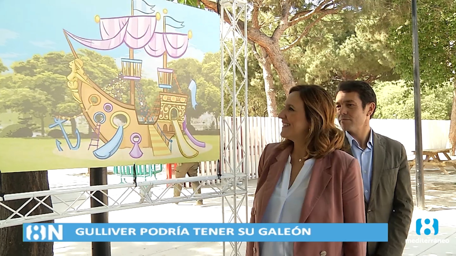 Catalá propone construir el Galeón del Gulliver en el otro extremo del río