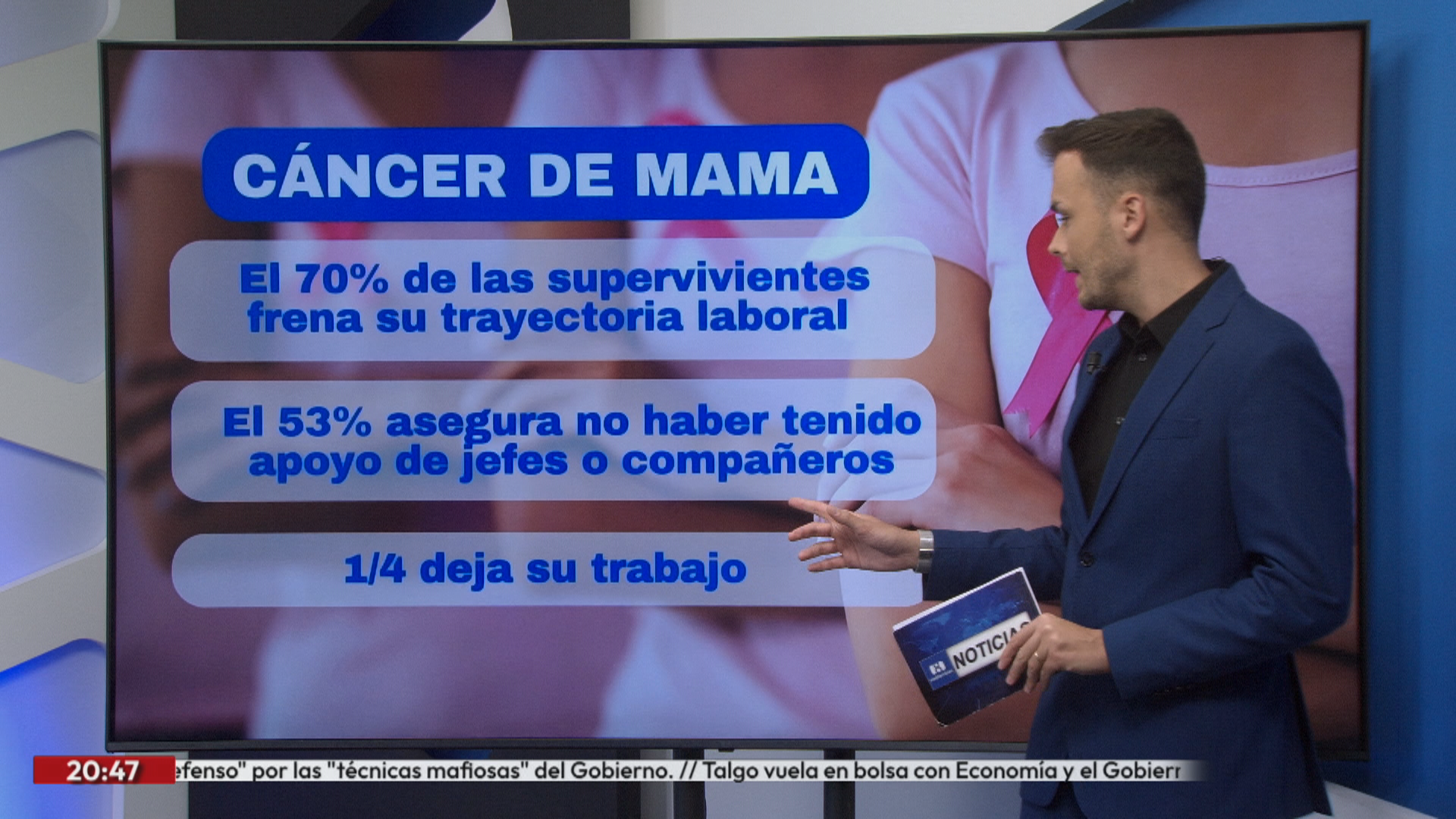 El 70% de las supervivientes de cáncer ve frenada su trayectoria profesional 