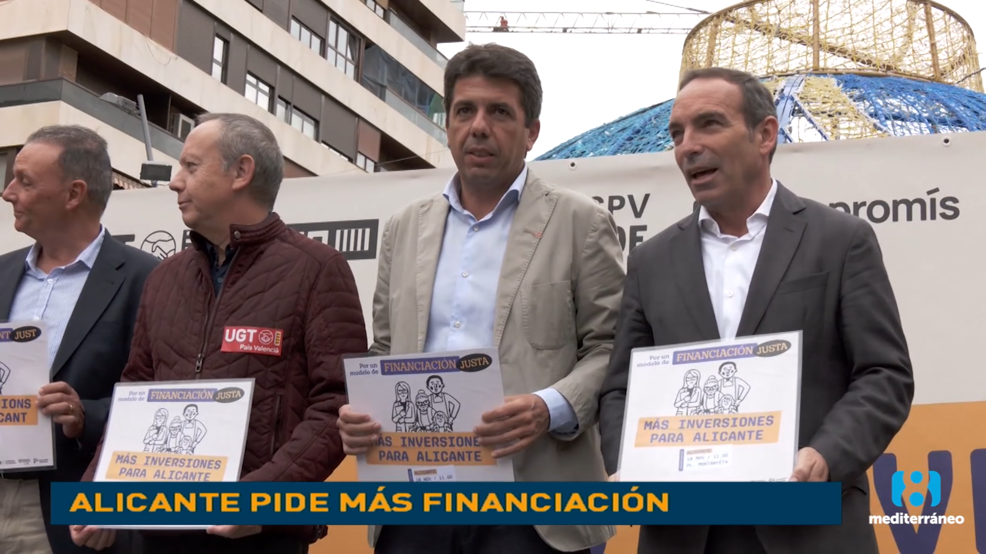 Partidos políticos, sindicatos y empresarios se unen para pedir una financiación justa
