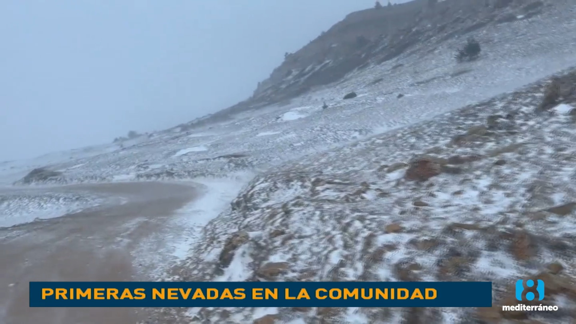 Fien sigue dejando su impronta y trae consigo la nieve a la Comunidad Valenciana