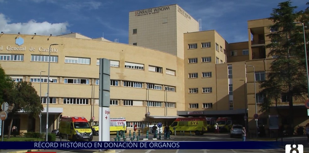 La Comunitat logra récord histórico con 289 donantes de órganos y 609 trasplantes