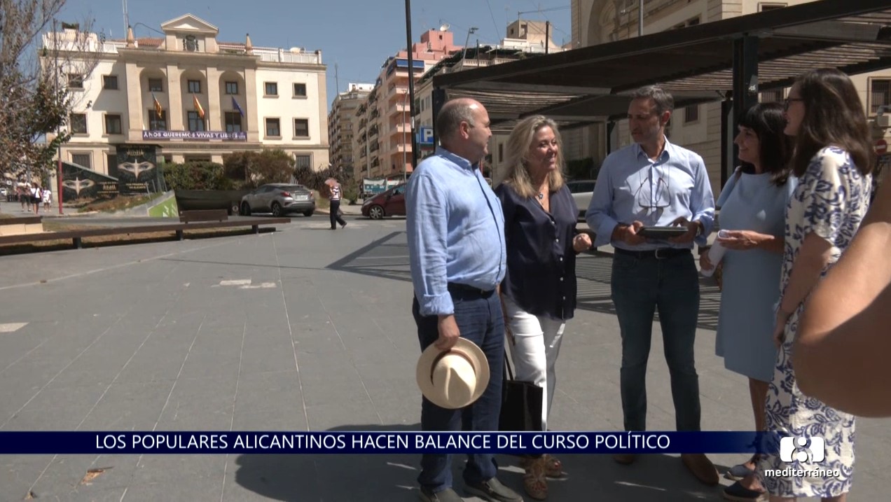 Los populares alicantinos critican el preacuerdo entre Sánchez  y ERC para investir a Illa