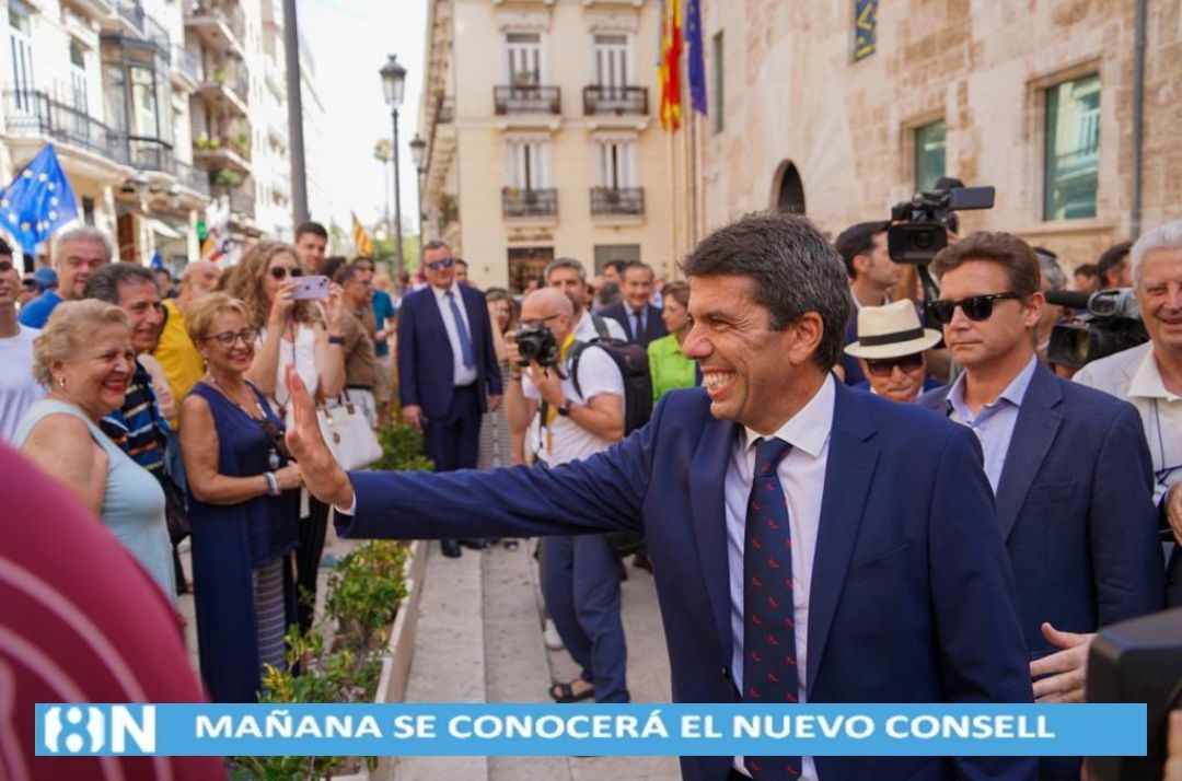 Expectación por el nuevo Consell de Mazón: se anunciará el miércoles