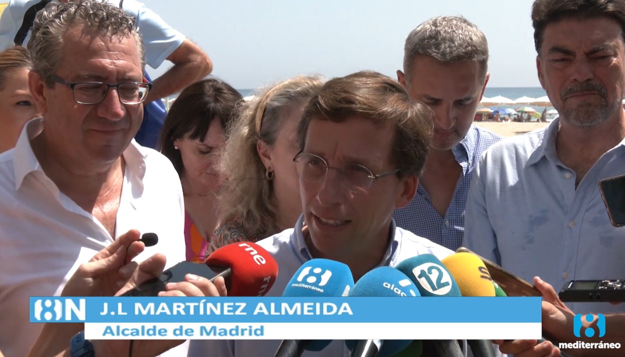 Almeida pide el voto para Feijóo en Alicante y acusa a Sánchez de castigar a la provincia