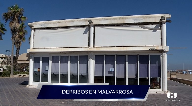 Los restaurantes de la Malvarrosa se preparan para el derribo