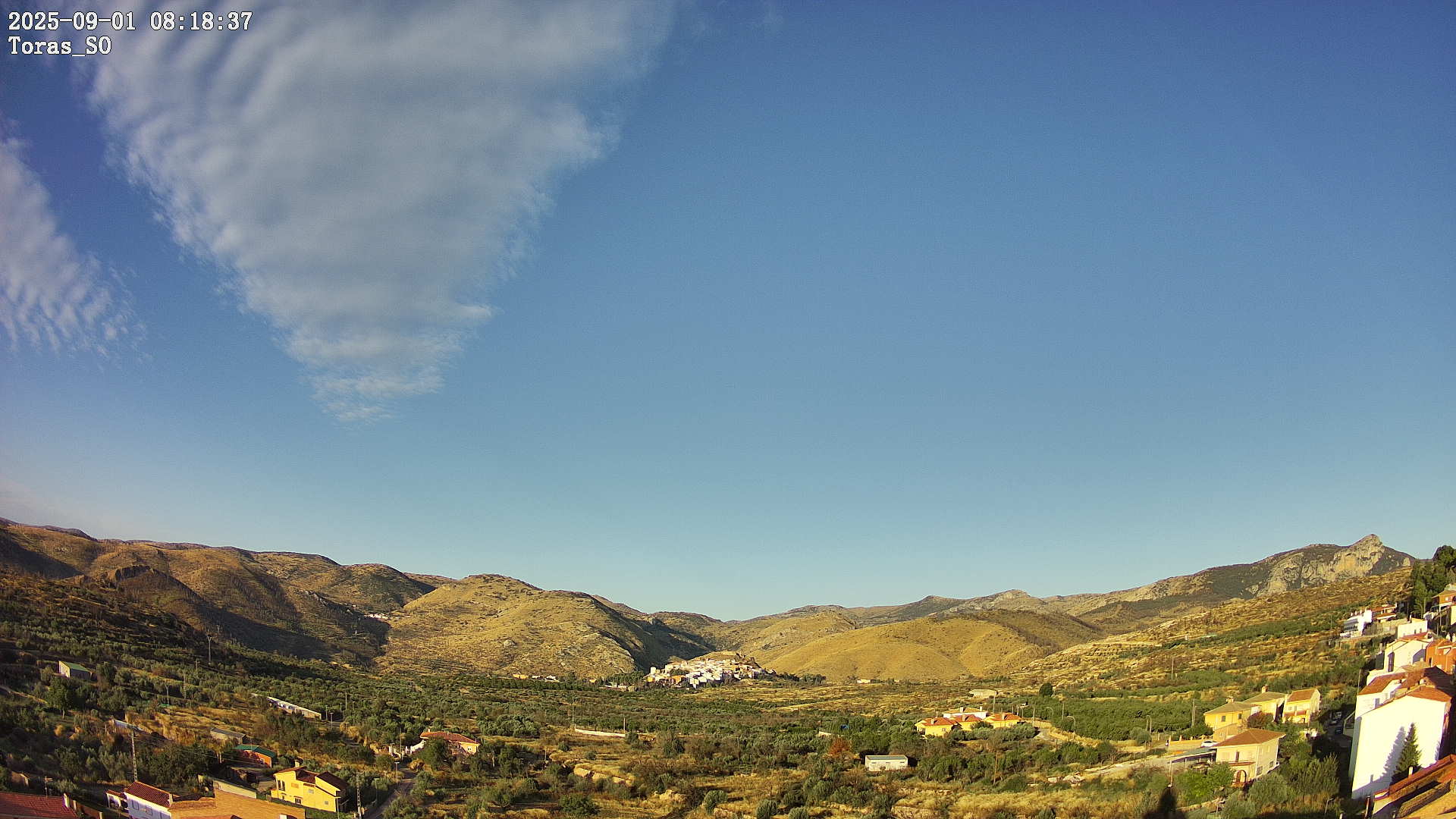 Ambiente más seco, con nubes de paso