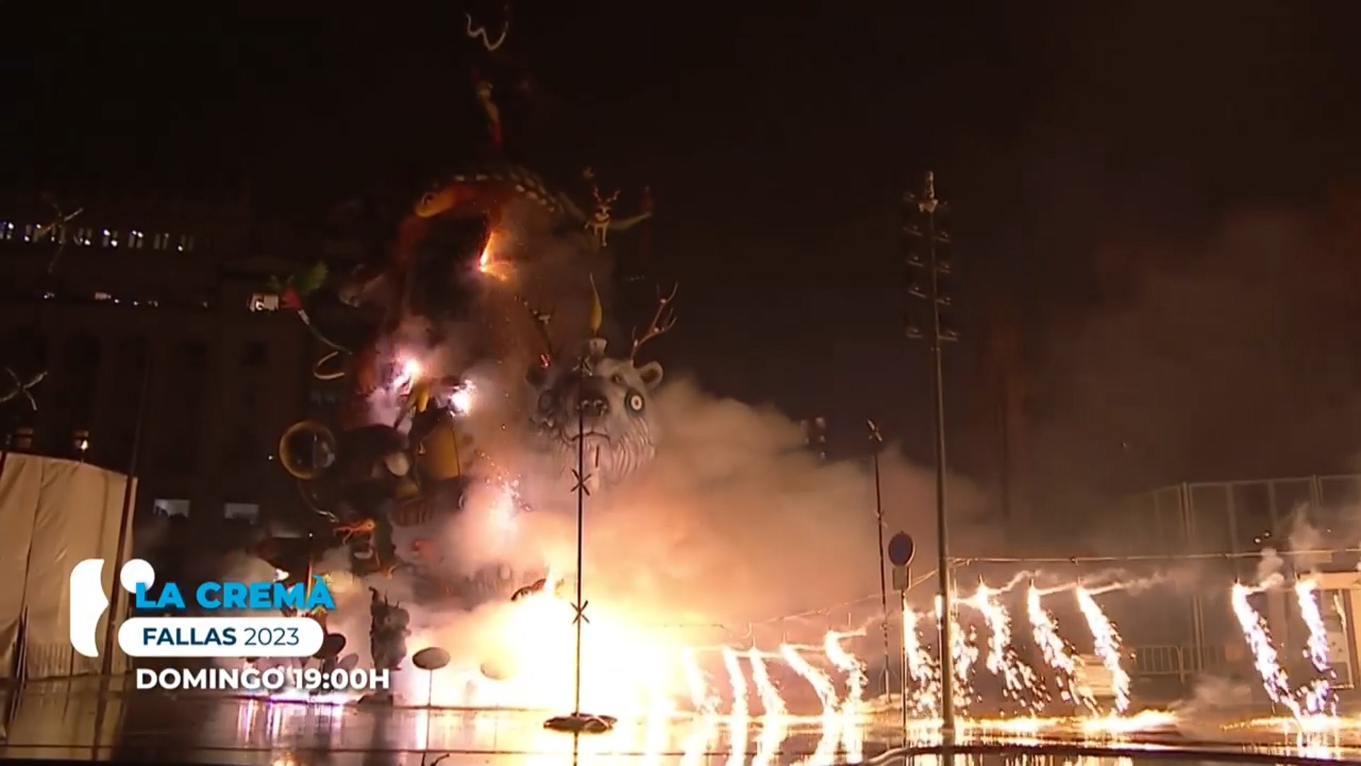 Sigue en directo la Nit de la Cremà en La 8 Mediterráneo