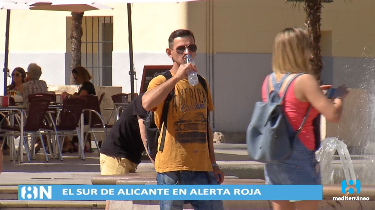 Aviso rojo por altas temperaturas en la provincia de Alicante