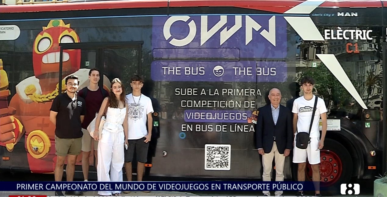 EMT Valencia acoge el primer campeonato mundial de videojuegos en transporte público