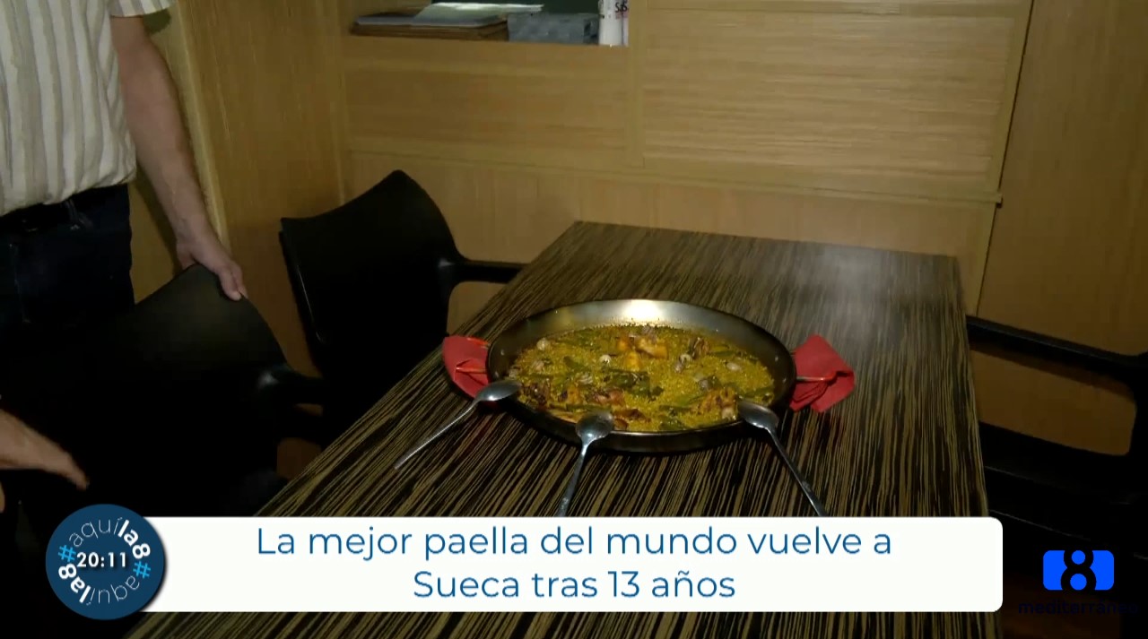 'Aquí La 8' visita el restaurante en el que se cocina la mejor paella del mundo