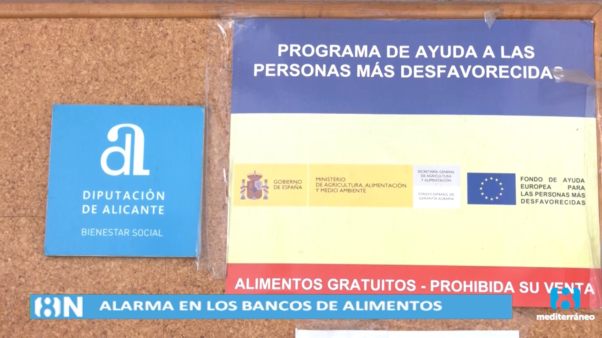Los bancos de alimentos se quedan sin leche y aceite de oliva