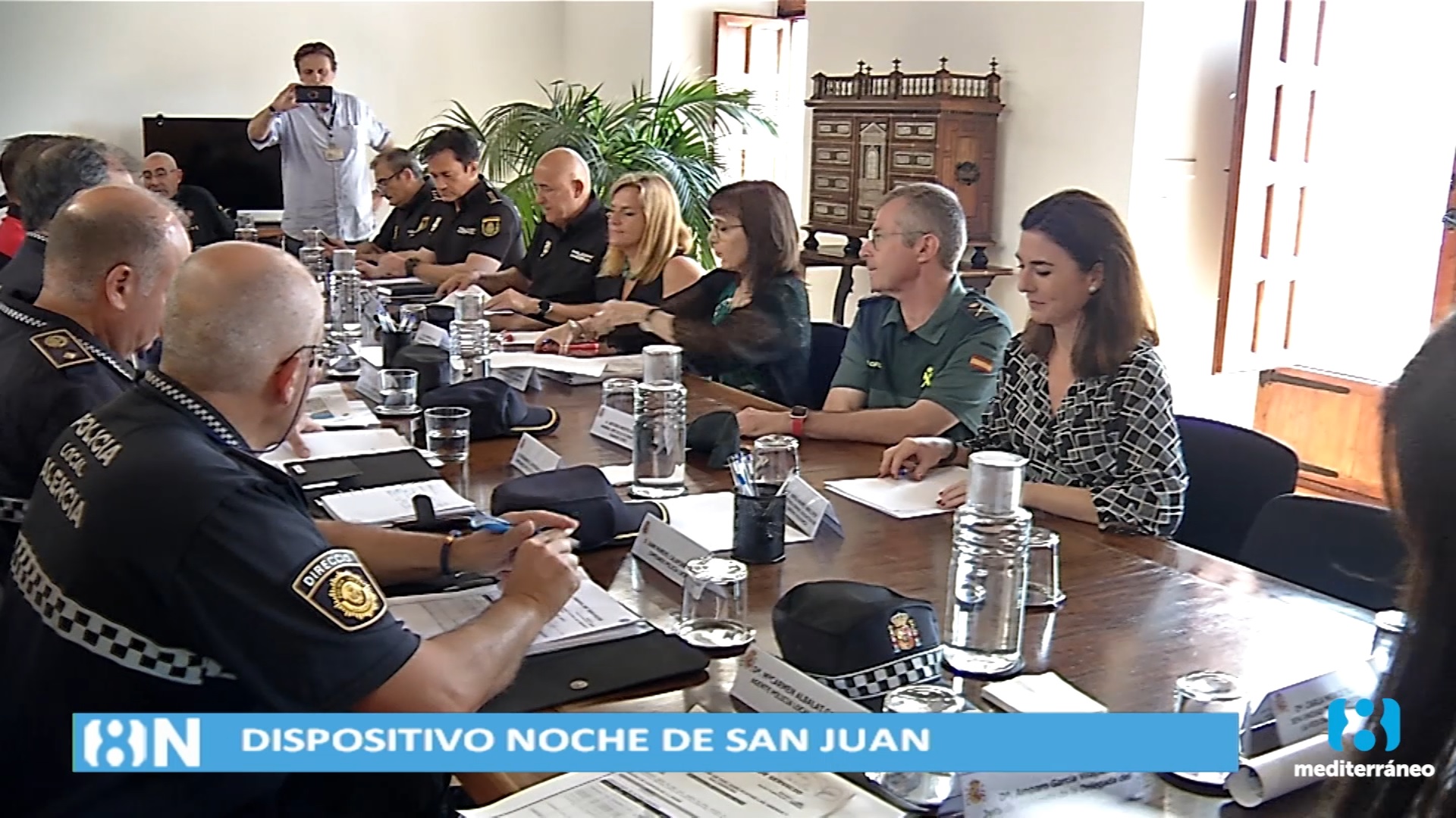 El dispositivo especial para la noche de San Juan en Valencia contará con 1.500 efectivos